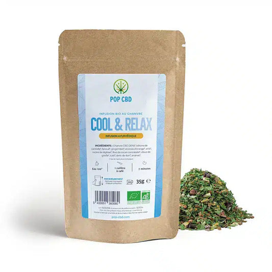 Tisane CBD Bio bien-être Cool & Relax 35g
