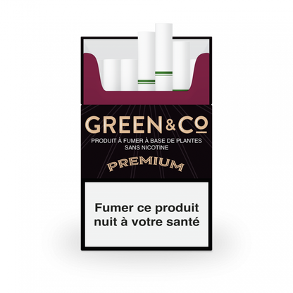 CIGARETTES GREEN&CO PREMIUM SANS NICOTINE